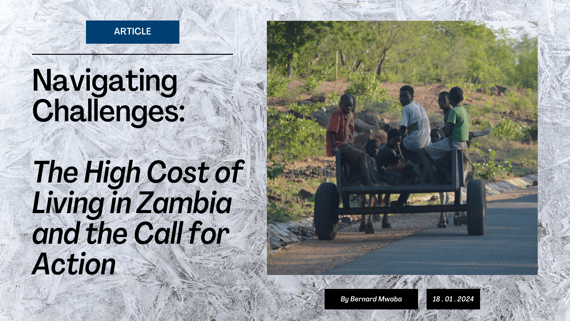 Zambia's High Cost of Living & a Call for Articles